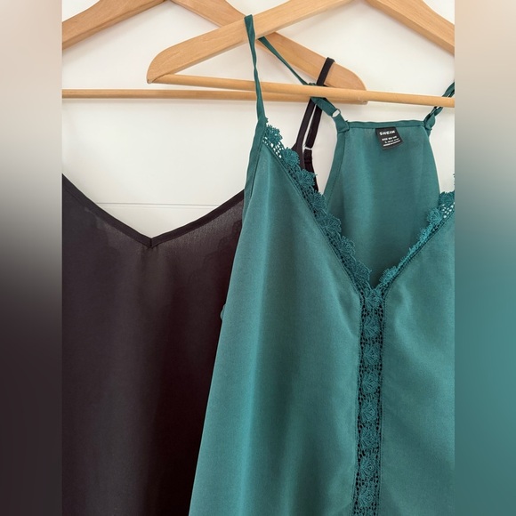 Bundle of 2 SHEIN Lace Tank Tops, size large. - Picture 2 of 15